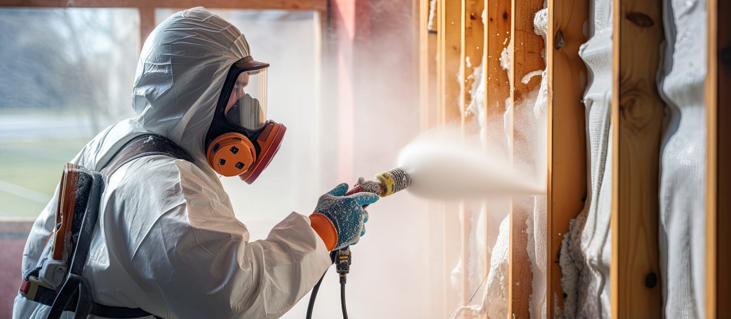 Installation of Spray Foam Insulation